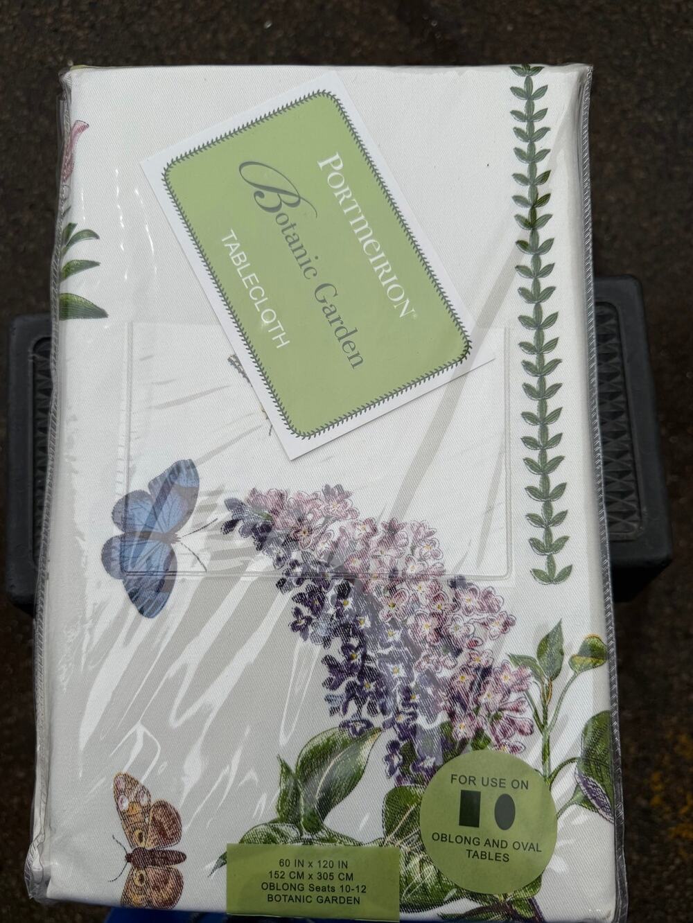 Portmeirion Botanic Garden Tablecloth 60x120 Oblong – Seats 10-12